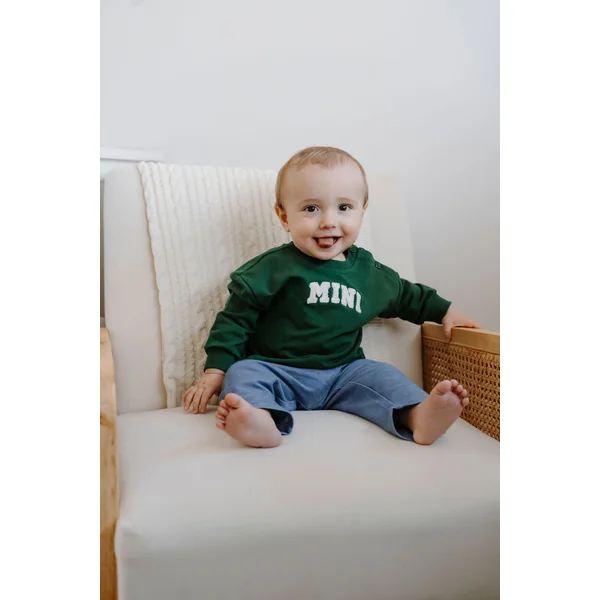 ROSE & LÉO - Crewneck MINI - vert forêt