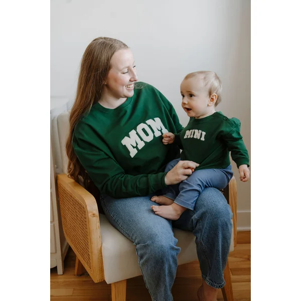 ROSE & LÉO - Crewneck MINI - vert forêt