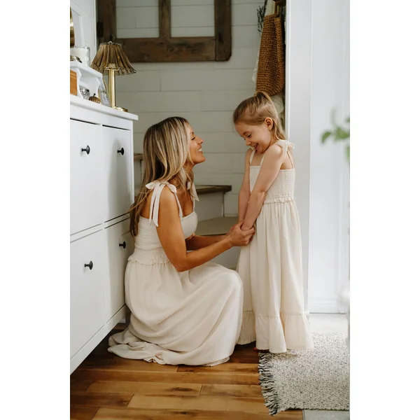 ROSE & LÉO - Robe mini LARISSA - ivoire doux
