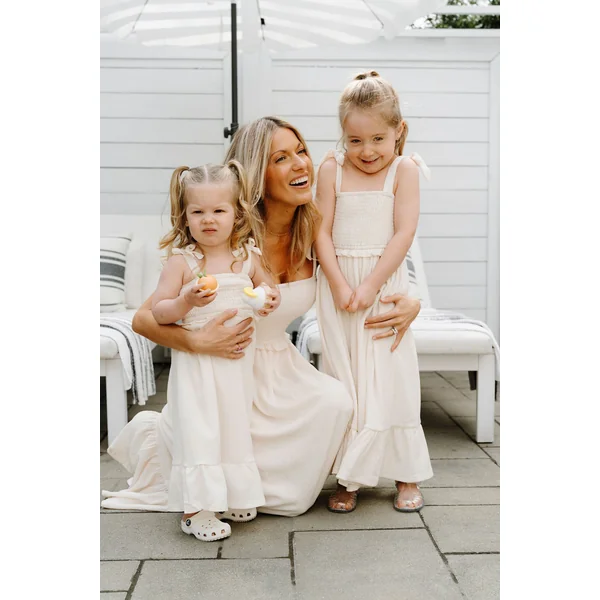 ROSE & LÉO - Robe mini LARISSA - ivoire doux