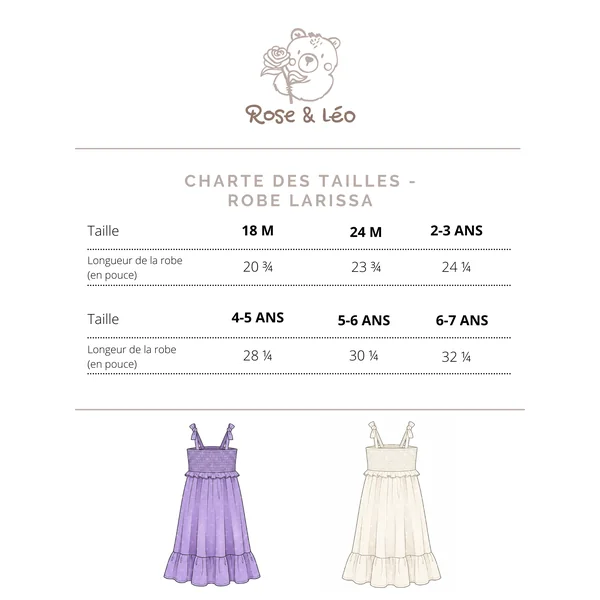 ROSE & LÉO - Robe mini LARISSA - lilas