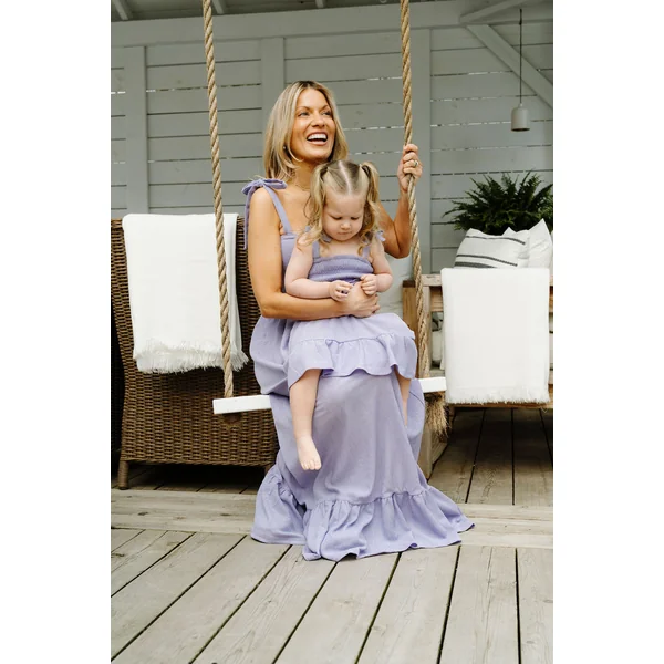 ROSE & LÉO - Robe mini LARISSA - lilas