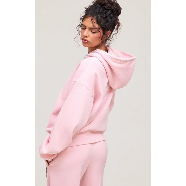 Rose Sweat À Casynthétiqueche Zippé Imprimé 88