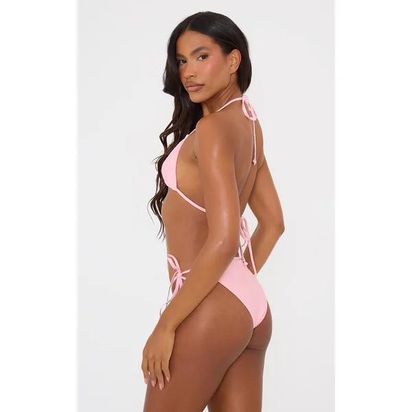 Rose Tendre Haut De Bikini Triangle Mix & Match