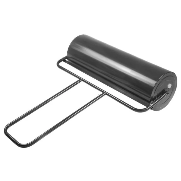 Rouleau à Gazon de Jardin avec Volume 63 L Ø du Rouleau : 30 CM Largeur 90 CM en Acier de Couleur Noir