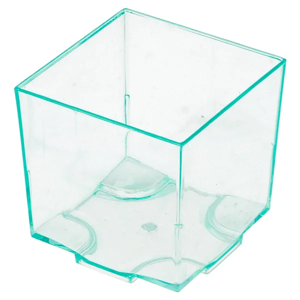 RÉCIPIENTS CUBO EMPILABLES POUR TAPAS RÉUTILISABLES 4,2x4,2x4,2 CM VERT D"EAU PS (200 UNITÉ) - Garcia de Pou