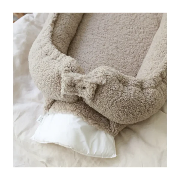 Réducteur de lit / Cocon bébé taupe - Babyly