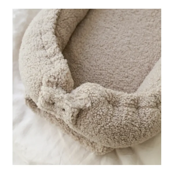 Réducteur de lit / Cocon bébé taupe - Babyly