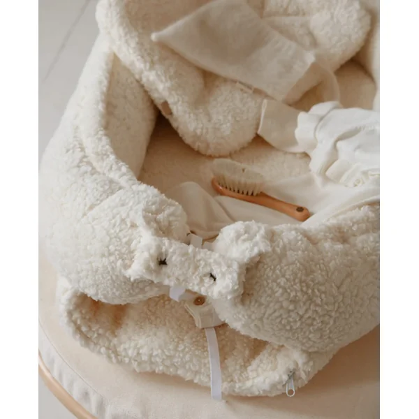 Réducteur de lit / Cocon bébé écru - Babyly