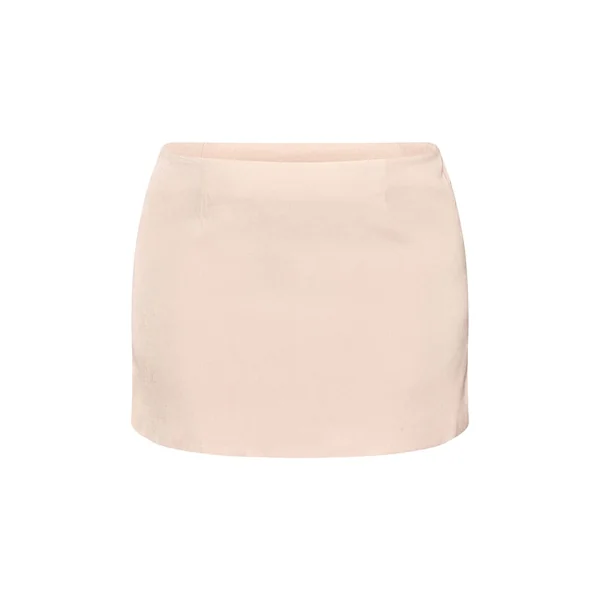Sable Jupe Mini Trapèze Tissée Grande Taille
