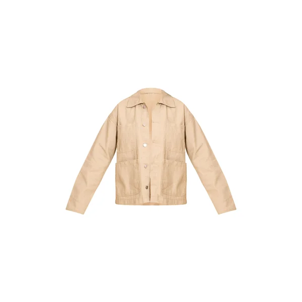 Sable Veste En Jean À Poches Courbées