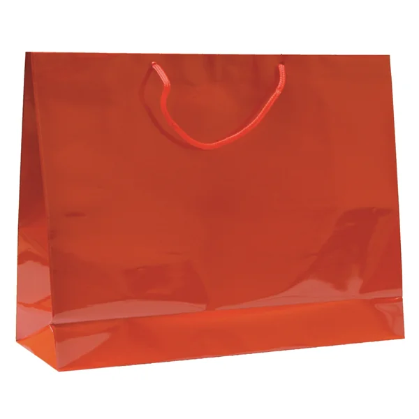SAC BOUTIQUE ANSES CORDON 150 G/M2 40+15x32 CM ROUGE CELLULOSE (100 UNITÉ) - Garcia de Pou