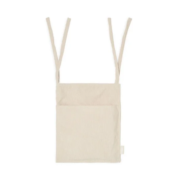 Sac de rangement velours nougat