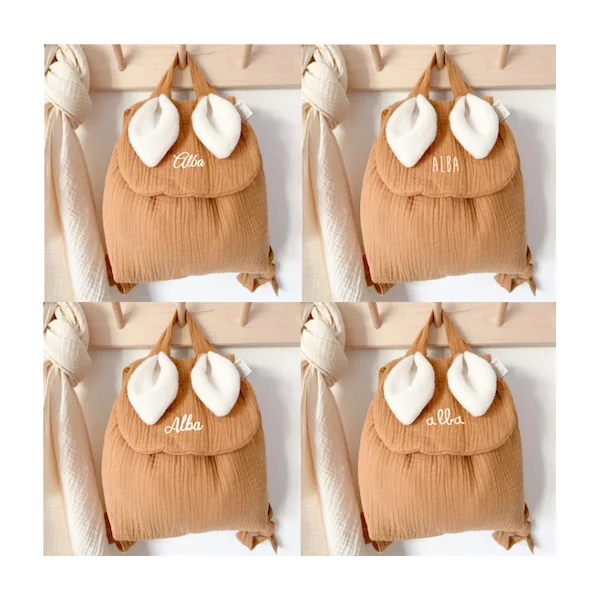 Sac à dos lapinou caramel