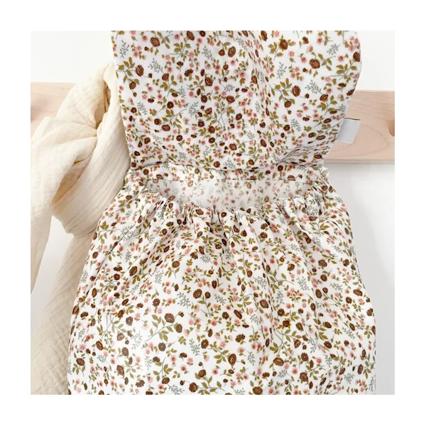Sac à dos lapinou fleurs taupe imperméable