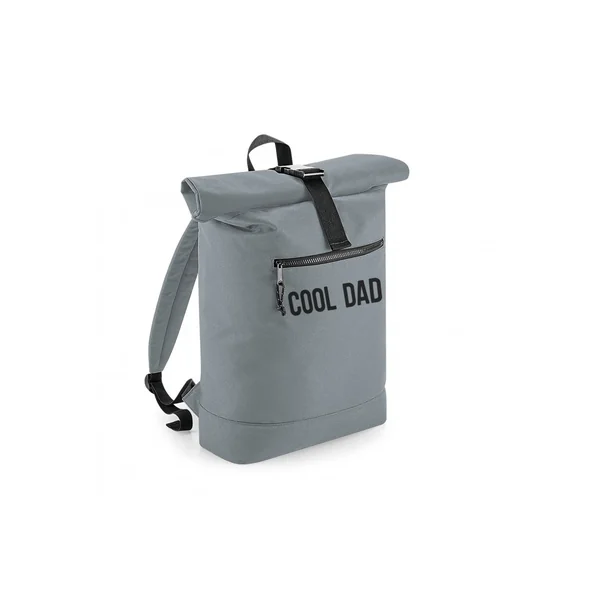Sac à Dos Personnalisé "Cool Dad" Gris – Style et Praticité pour Papa
