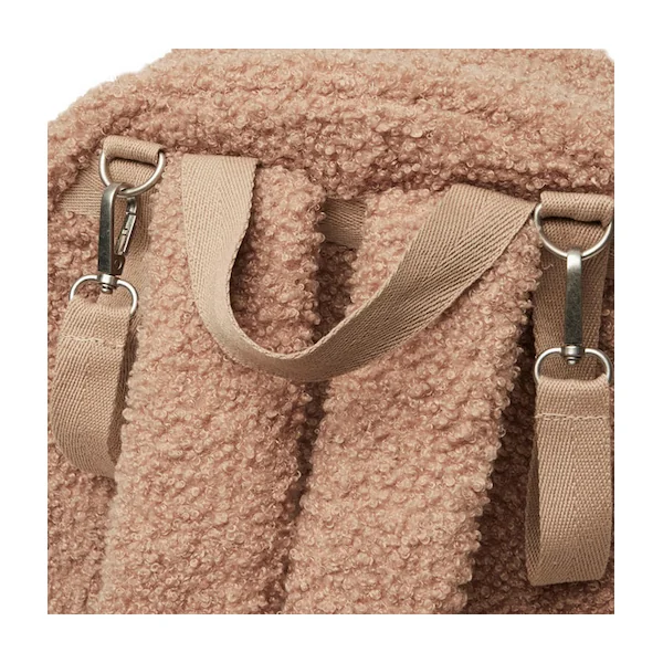 Sac à dos à langer boucle biscuit