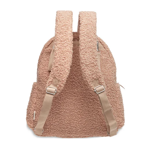 Sac à dos à langer boucle biscuit