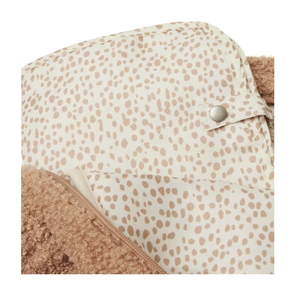 Sac à dos à langer boucle biscuit