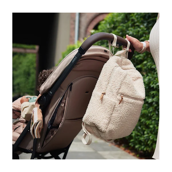 Sac à dos à langer boucle naturel