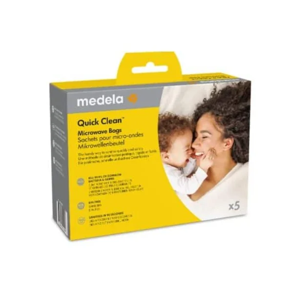 Sachets de désinfection Quick Clean pour micro-ondes (La boîte de 5)