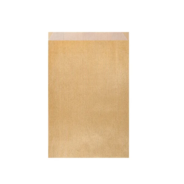 SACHETS PLATS 60 G/M2 12+5x18 CM OR KRAFT VERGÉ (250 UNITÉ) - Garcia de Pou