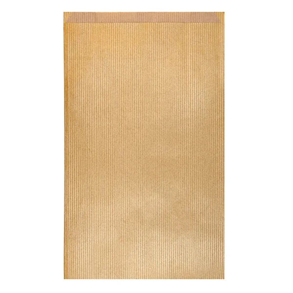 SACHETS PLATS 60 G/M2 26+9x38 CM OR KRAFT VERGÉ (250 UNITÉ) - Garcia de Pou