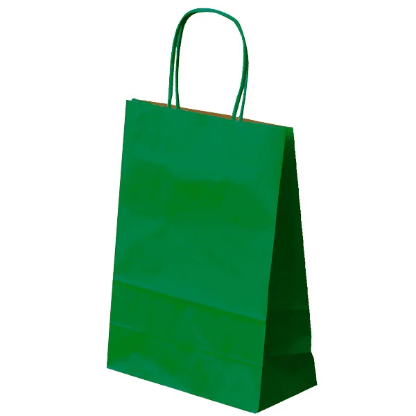 SACS SOS AVEC ANSES 80 G/M2 26+14x32 CM VERT KRAFT (250 UNITÉ) - Garcia de Pou