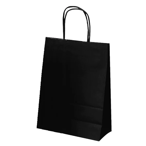 SACS SOS COULEUR UNIE 80 G/M2 26+14x32 CM NOIR KRAFT (250 UNITÉ) - Garcia de Pou