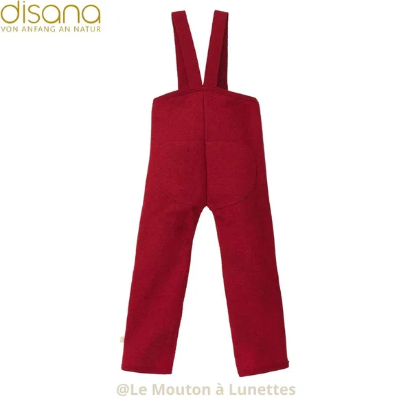 Salopette DISANA enfant en laine bouillie bio - Pour jouer dehors
