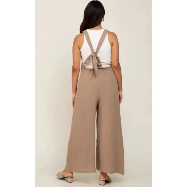 Salopette Grossesse Coupe Large Marron