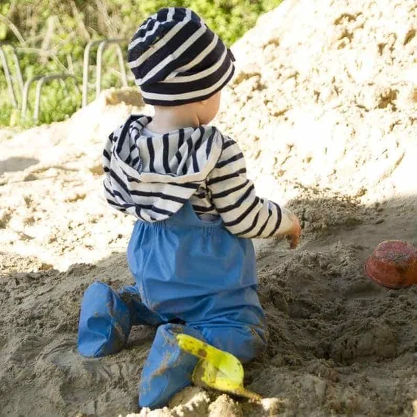 Salopette imperméable pour bébé avec pieds - BMS OEKO-TEX® STANDARD 100