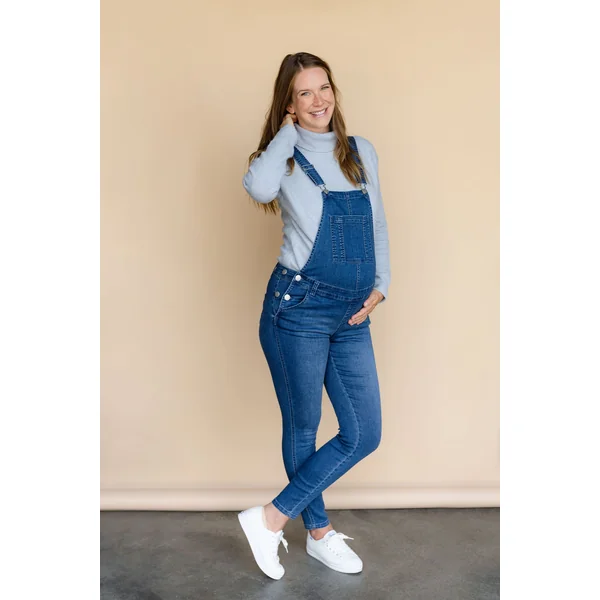 Salopette longue - denim