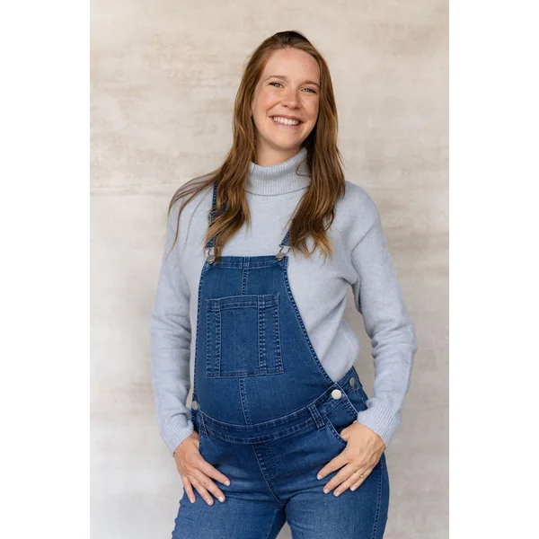 Salopette longue - denim