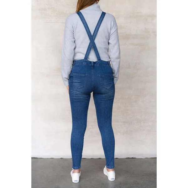 Salopette longue - denim