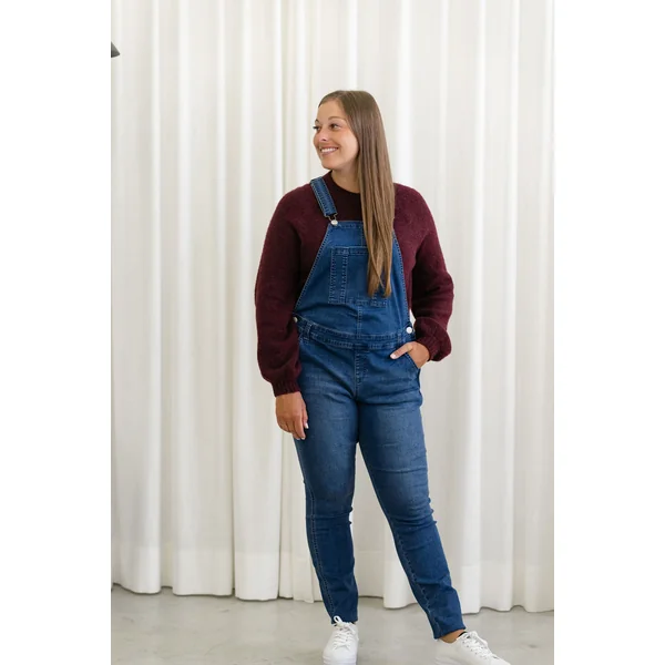 Salopette longue - denim