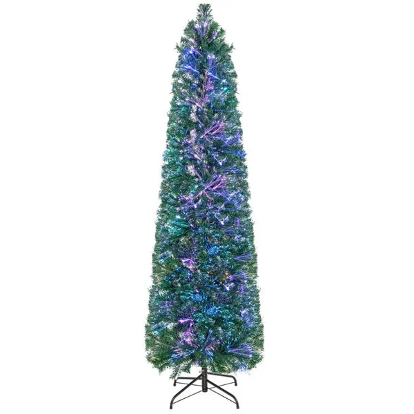 Sapin de Noël Artificiel 180CM avec 517 Branches Support en Métal