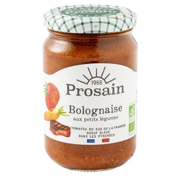 Sauce bolognaise boeuf et petits légumes 300g