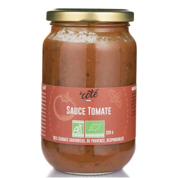 Sauce tomate cuisinée à l'aubergine et au basilic - 330g