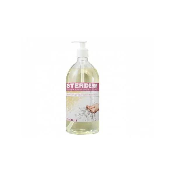 Savon doux Steriderm haute fréquence (Le flacon de 500 ml)