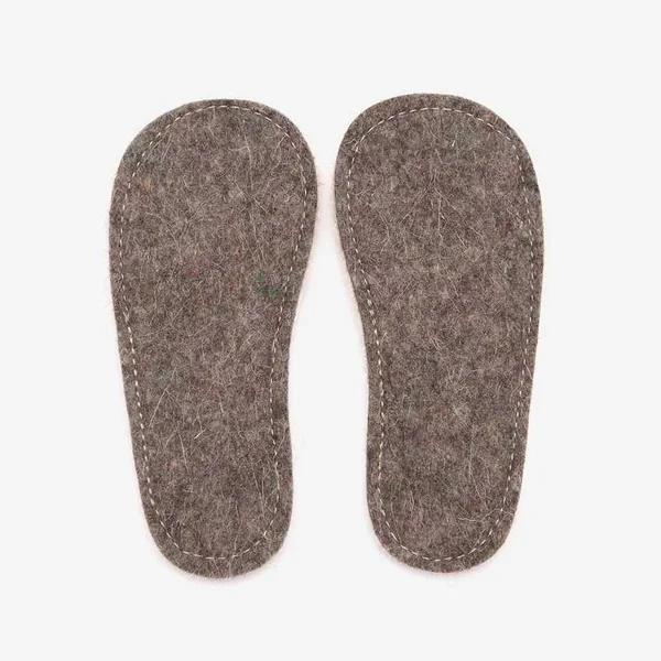 Semelles chaudes en laine double-face barefoot pour chaussures minimalistes - du 18 au 45