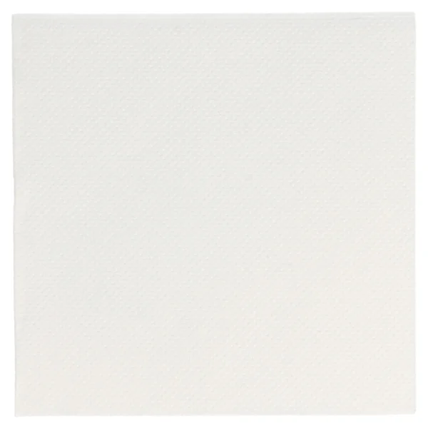 SERVIETTES "DOUBLE POINT" 18 G/M2 20x20 CM BLANC OUATE (2400 UNITÉ) - Garcia de Pou