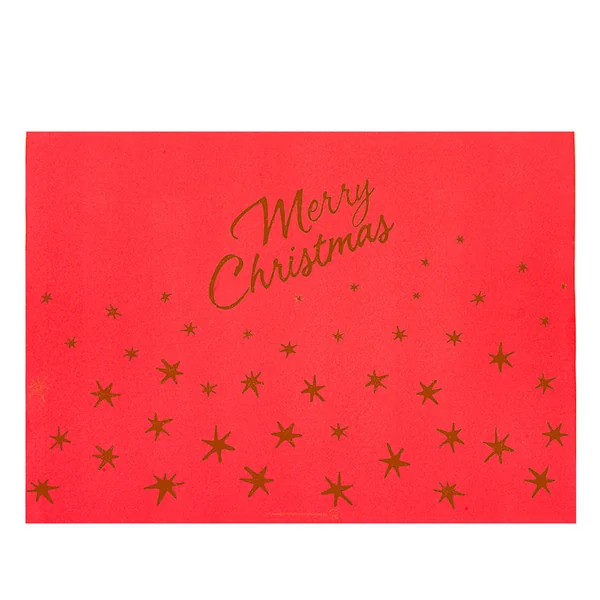 SET DE TABLE "MERRY CHRISTMAS" 55 G/M2 30x40 CM ROUGE AIRLAID (800 UNITÉ) - Garcia de Pou