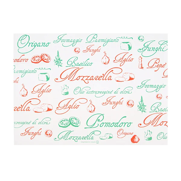 SETS DE TABLE "PIZZA" 48 G/M2 31x43 CM BLANC CELLULOSE (2000 UNITÉ) - Garcia de Pou