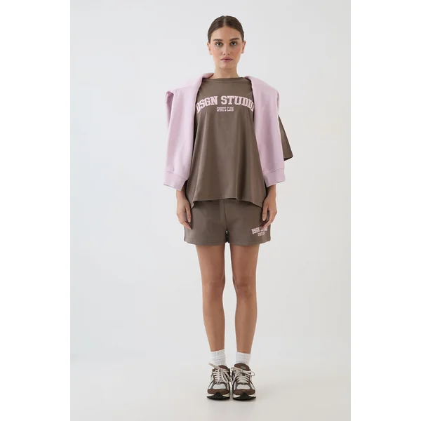 Short De Survêtement Coupe Ample Avec Appliqué Dsgn Studio