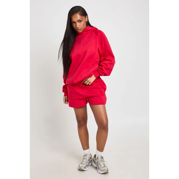 Short En Molleton Taille Haute Avec Cordon De Serrage Interne