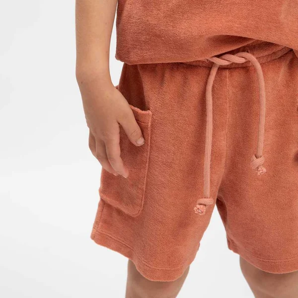 Short en éponge de coton bio pour enfant - Matona