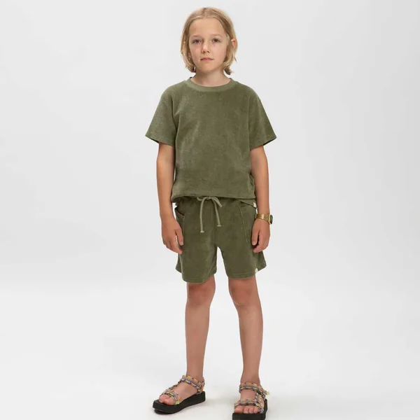 Short en éponge de coton bio pour enfant - Matona