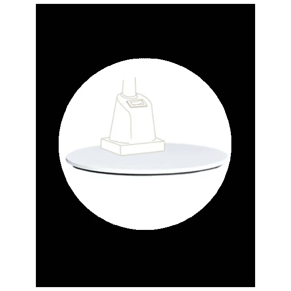 Socle lampes LID N°8 - Socle lourd à poser