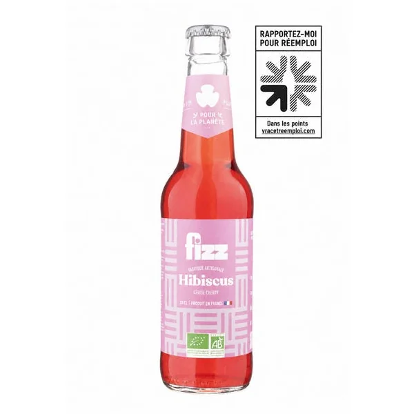 Soda cerise hibiscus 33cl